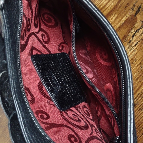 Brighton "Rosalie" Leather Shoulder Bag - Picture 9 of 10